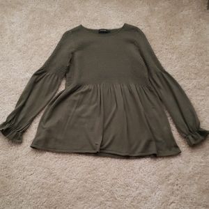 Long sleeve blouse